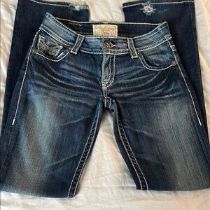 Big Star Women's low rise Blue Jeans